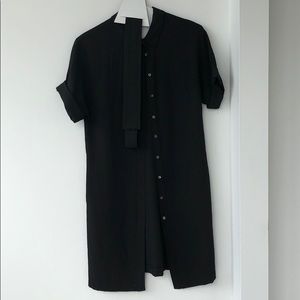 Aritzia Babaton Tie Up and Button Up Shift Dress
